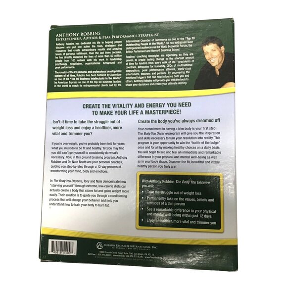 The Body You Deserve Weight Loss Strategies for a Vital Lifestyle CD Box Set - Picture 2 of 10